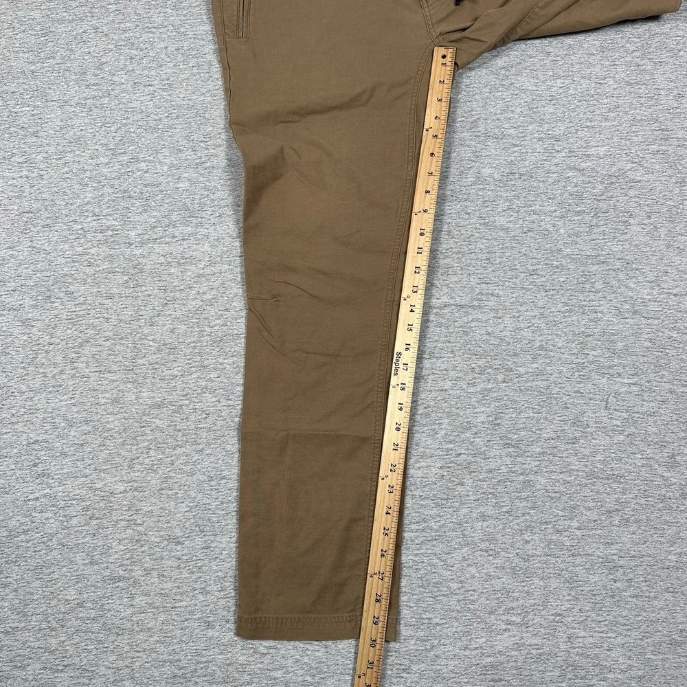 Roark Pants Mens 38 Brown Layover Traveler Everyday Zip Pockets Hiking Outdoors